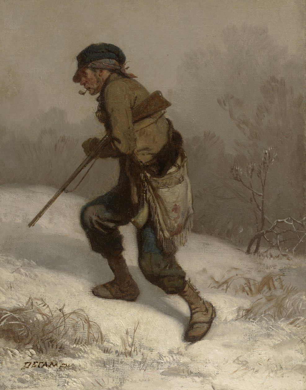 Salametsästäjä, n. 1847 tekijältä Alexandre Gabriel Decamps