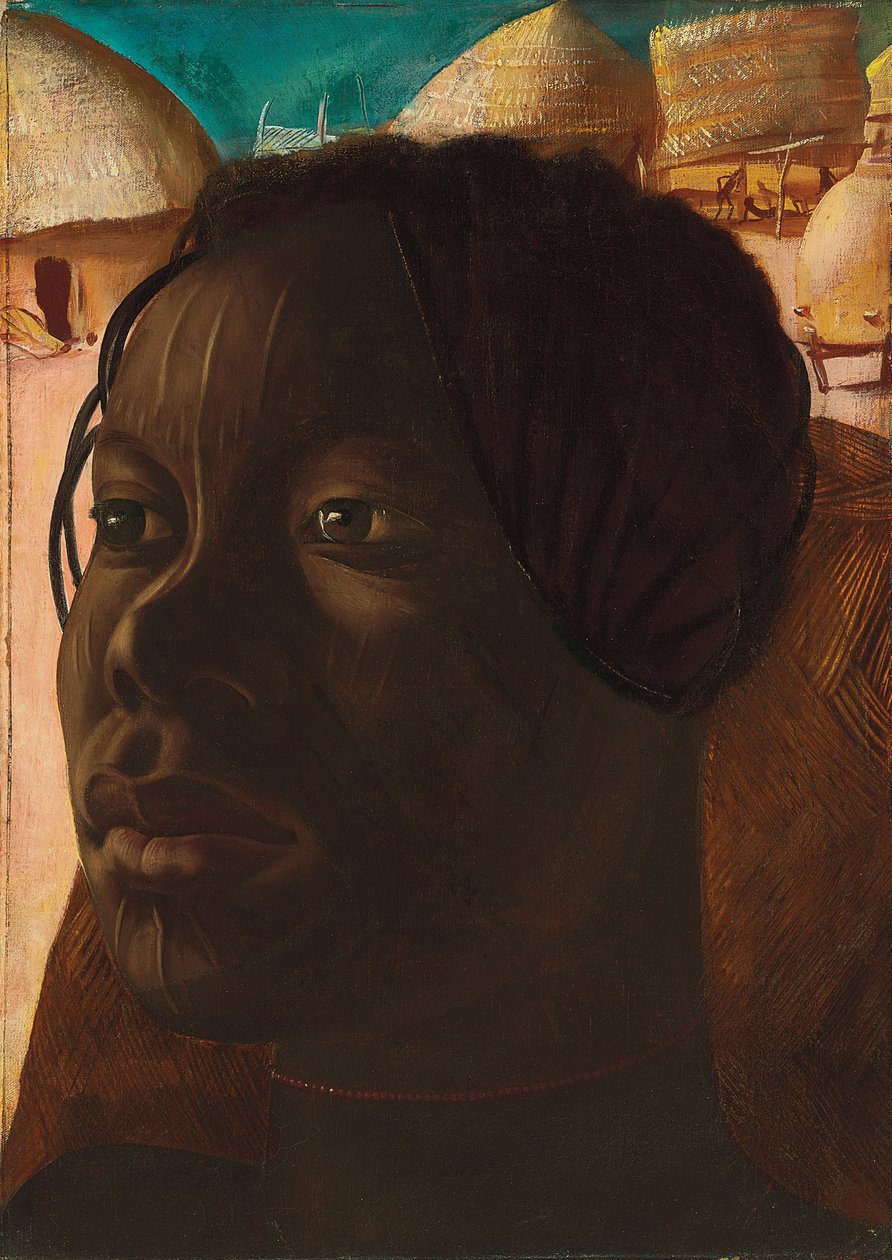 Aoua, Banda Woman, c. 1925 (öljy kankaalle) tekijältä Alexandre Iacovleff