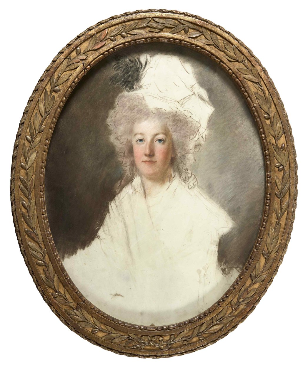 Muotokuva Ranskan kuningatar Marie Antoinettesta 1755-1793, 1791-1792. tekijältä Alexandre Kucharski