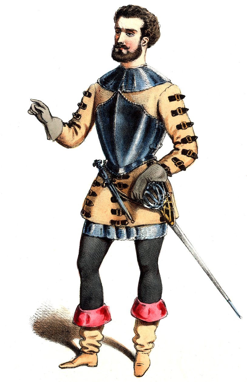 Auber - Haydée - Hermann Léon, Malipierin rooli - Alexandre Lacauchien litografia, 1847. tekijältä Alexandre Lacauchie