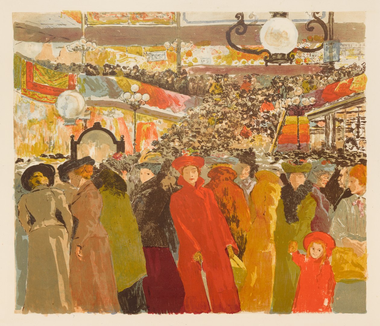 The Novelty Store (”Bon Marché” -näyttely) (Uutuustavarakauppa (”Bon Marché” -näyttely)) tekijältä Alexandre Lunois