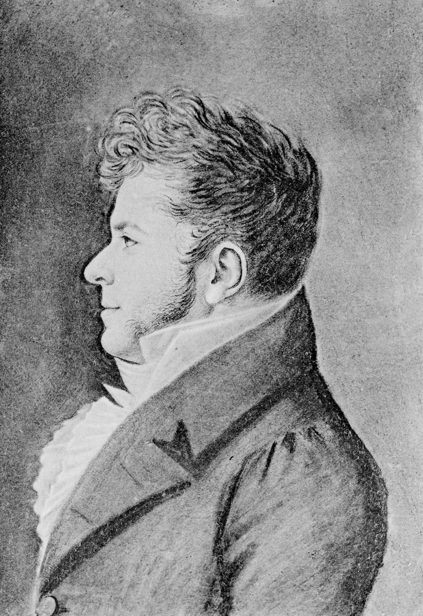Nuori Stendhal, n. 1815 tekijältä Alexandre Marie Longuet