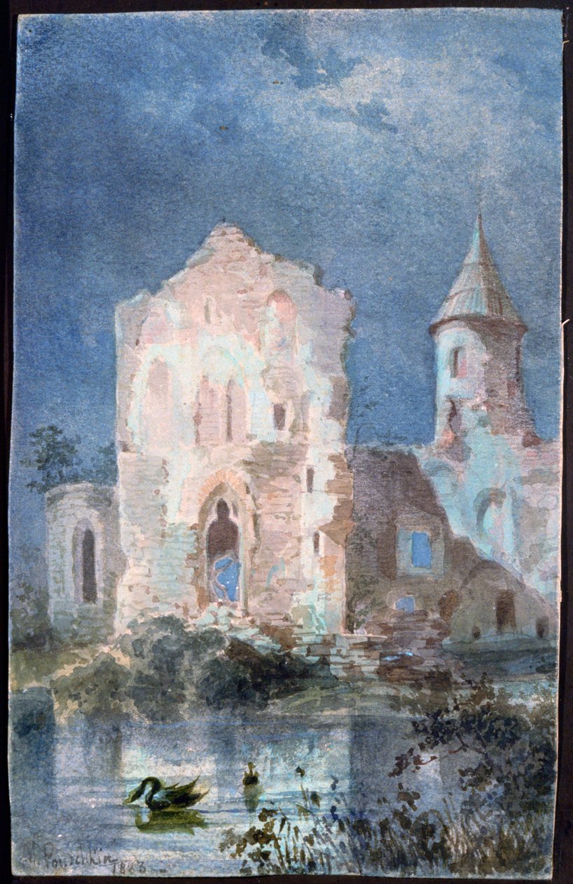 "Eyguen maisema", 1833 tekijältä Alexandre Pouchkine