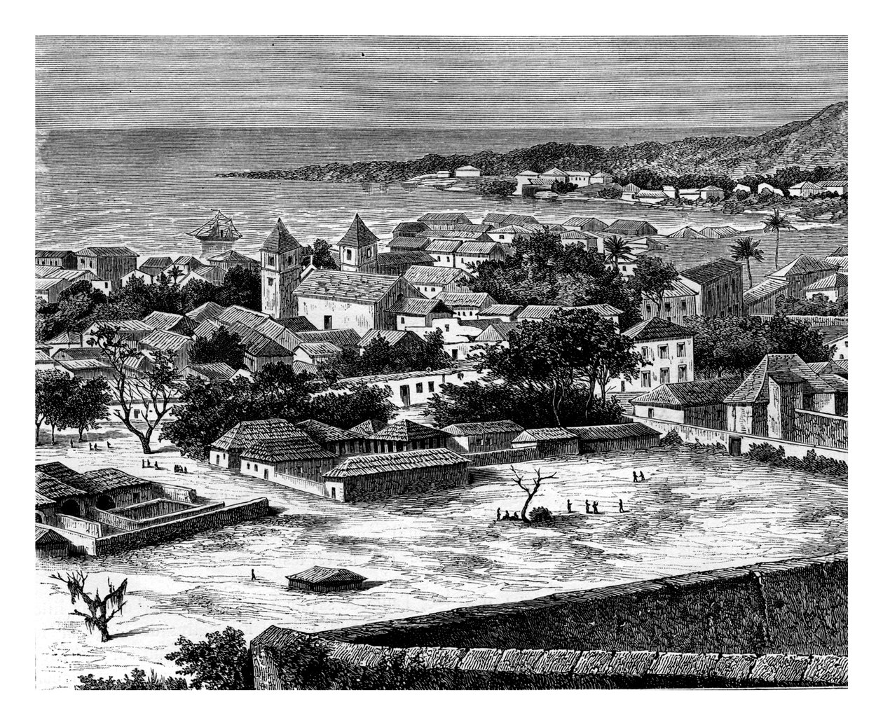 Sao Paulo, Luanda, Angola, 1800-luku tekijältä Alexandre de Bar