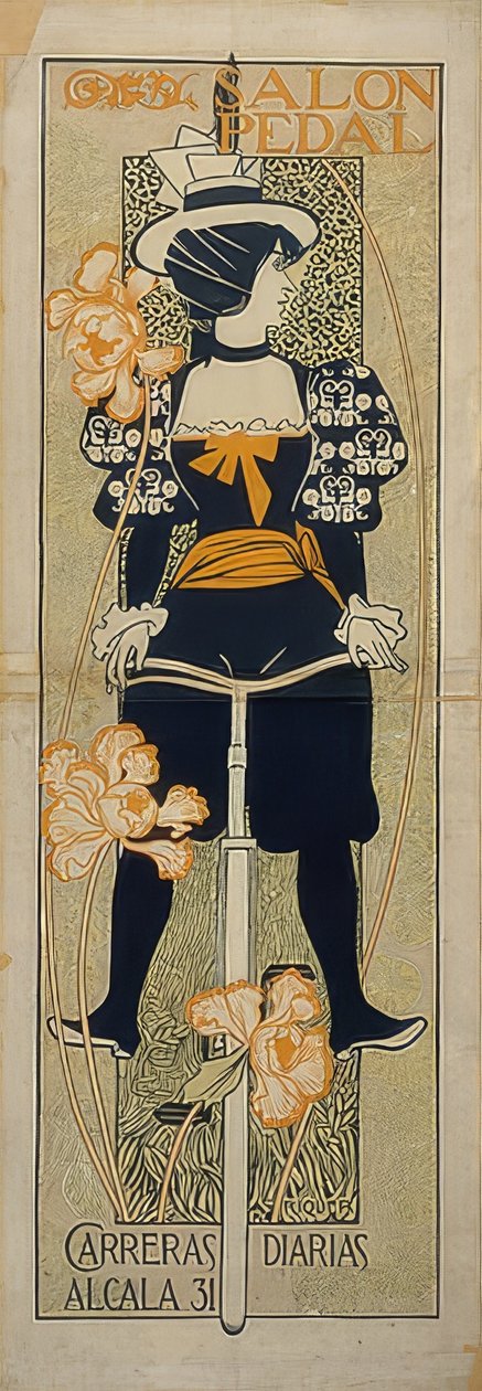 Pedal Lounge. 1897 tekijältä Alexandre de Riquer