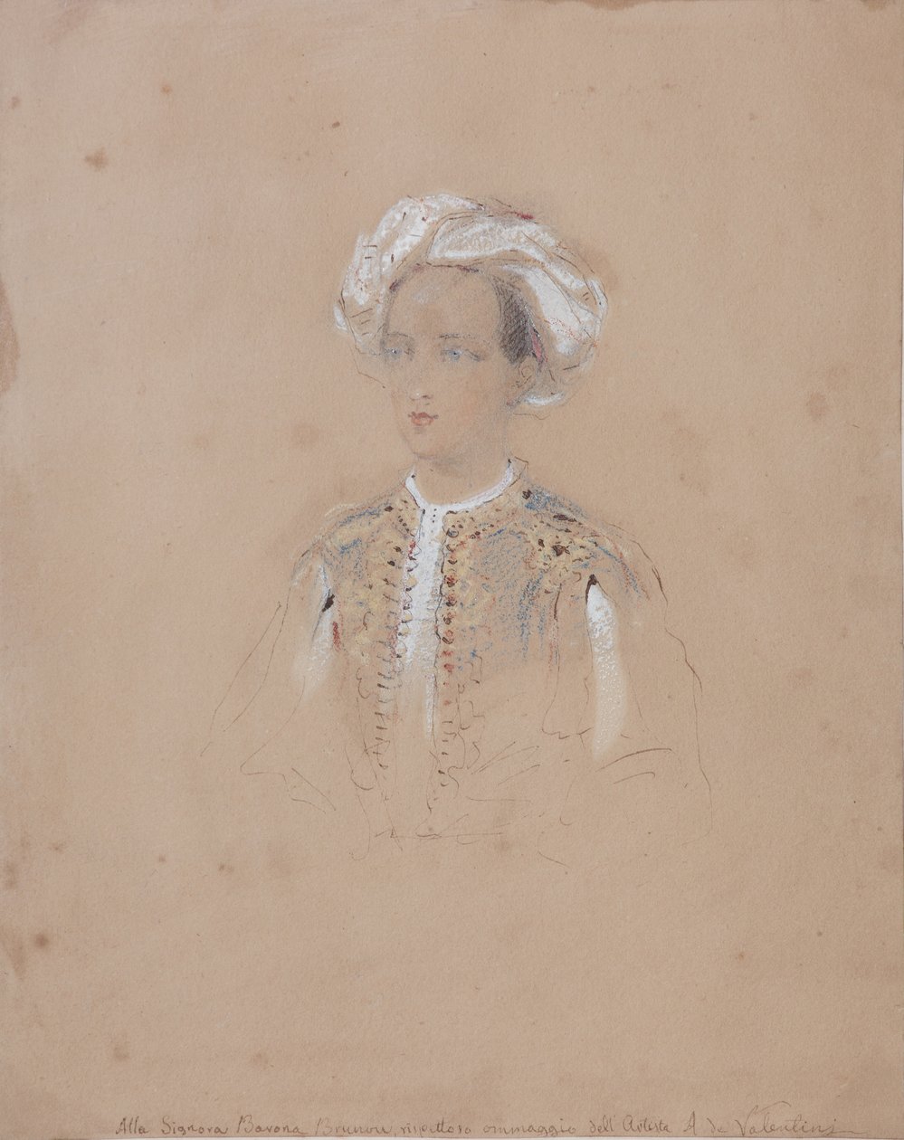 Venäjän suurherttua Mikael Nikolajevitšin muotokuva 1832-1909, 1830-1840 tekijältä Alexandre de Valentini