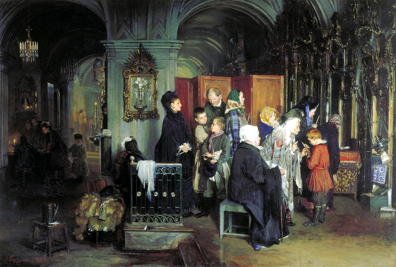 Ennen tunnustusta, 1877. tekijältä Alexei Ivanovich Korzukhin
