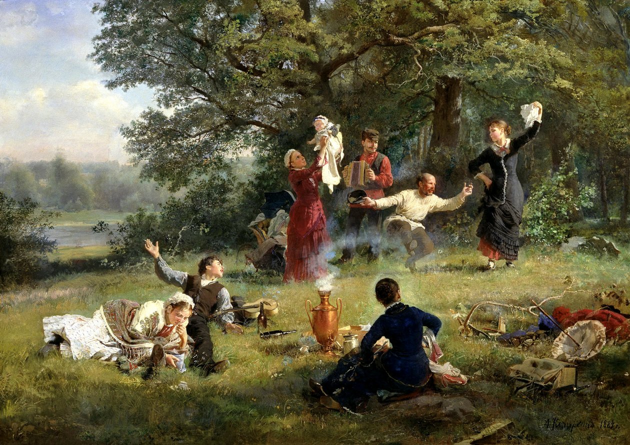 Sunnuntai, 1884. tekijältä Alexei Ivanovich Korzukhin