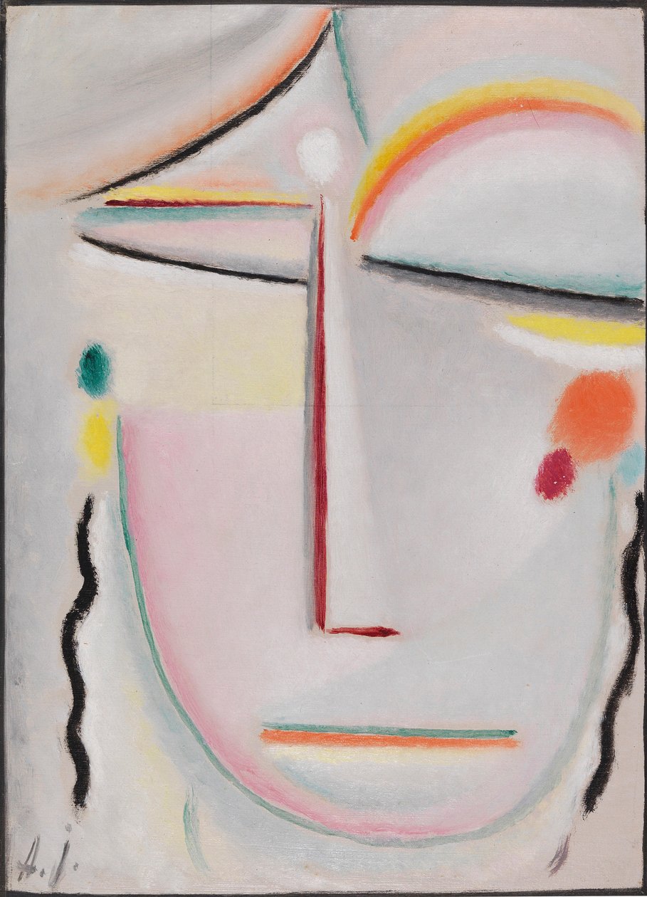 Abstract Head: Enlightenment II, 1919. tekijältä Alexei Javlensky von