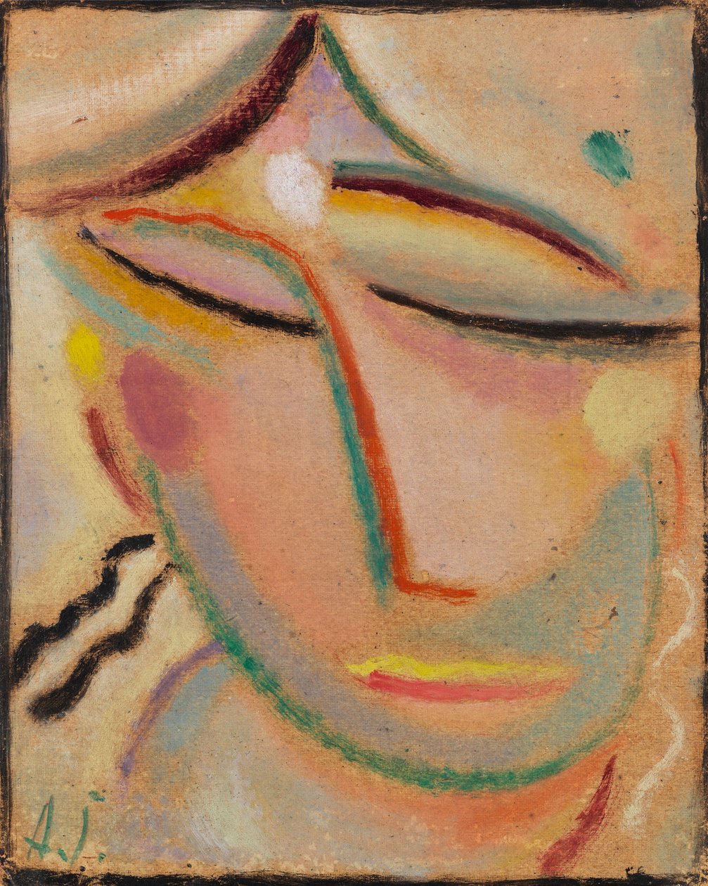 Pieni pää, c. 1922. tekijältä Alexei Javlensky von