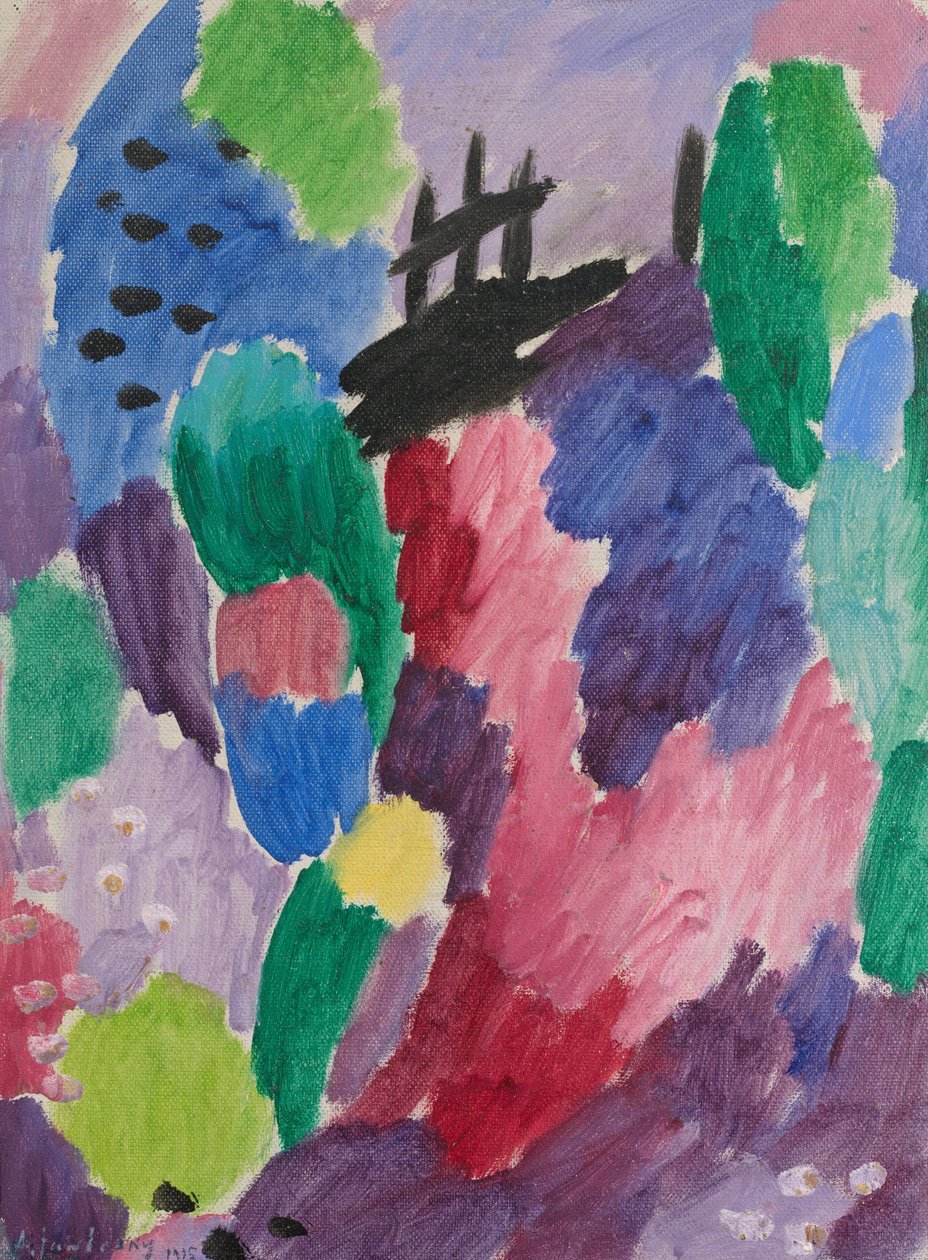 Red Path, St. Prex, 1915. tekijältä Alexej von Jawlensky