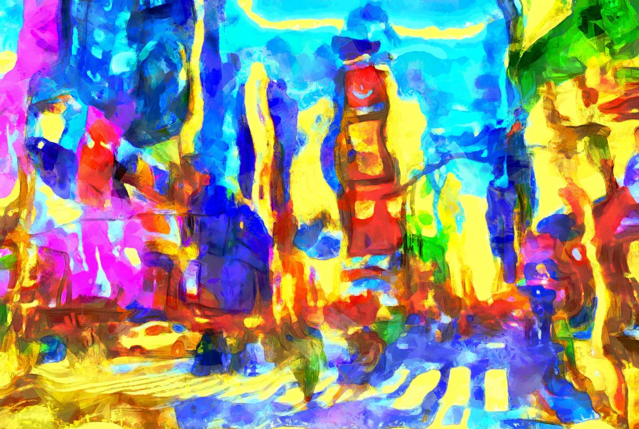 Risteys,2020,(sekatekniikka) tekijältä Alexei Makhov