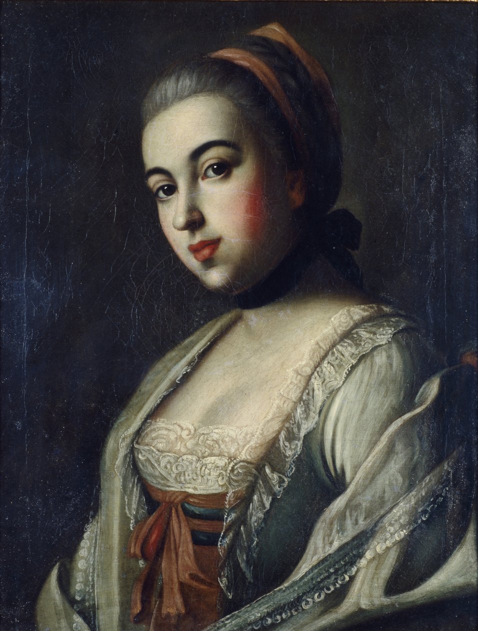 Kreivitär Anna Vorontsovan muotokuva 1743-1769, 1761 tekijältä Alexei Petrovich Antropov