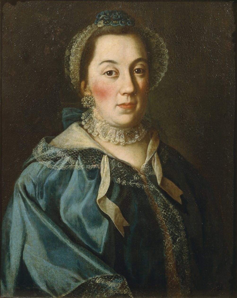 Kreivitär Jelizaveta Franzevna Buturliinan muotokuva, 1763 tekijältä Alexei Petrovich Antropov