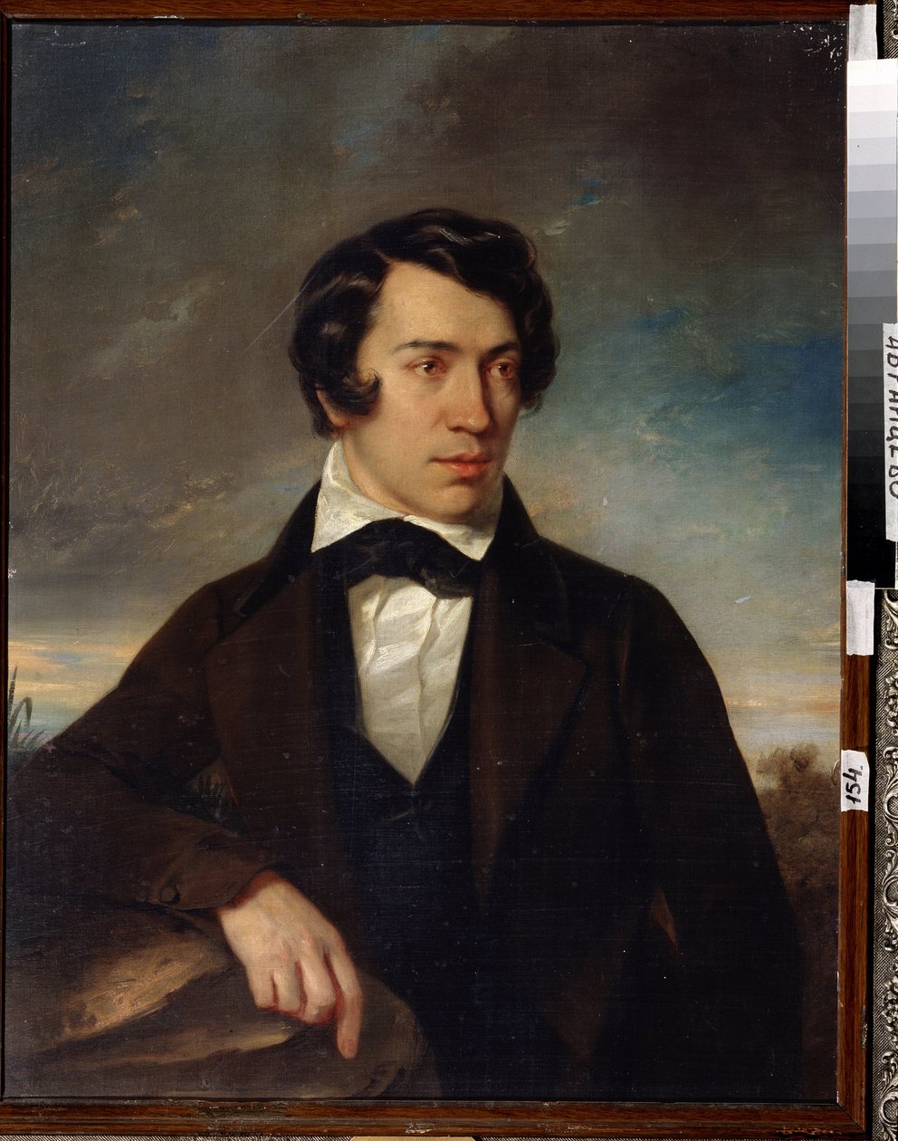 Aleksei Stepanovitš Khomjakovin (1804-1860) maalaus "Omakuva" 1842 Valtionmuseo Abramtsevo Estate, Moskova tekijältä Alexei Stepanovich Khomyakov