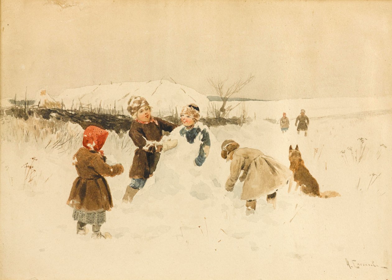 Lumiukon teko, 1891. tekijältä Alexei Stepanovich Stepanov