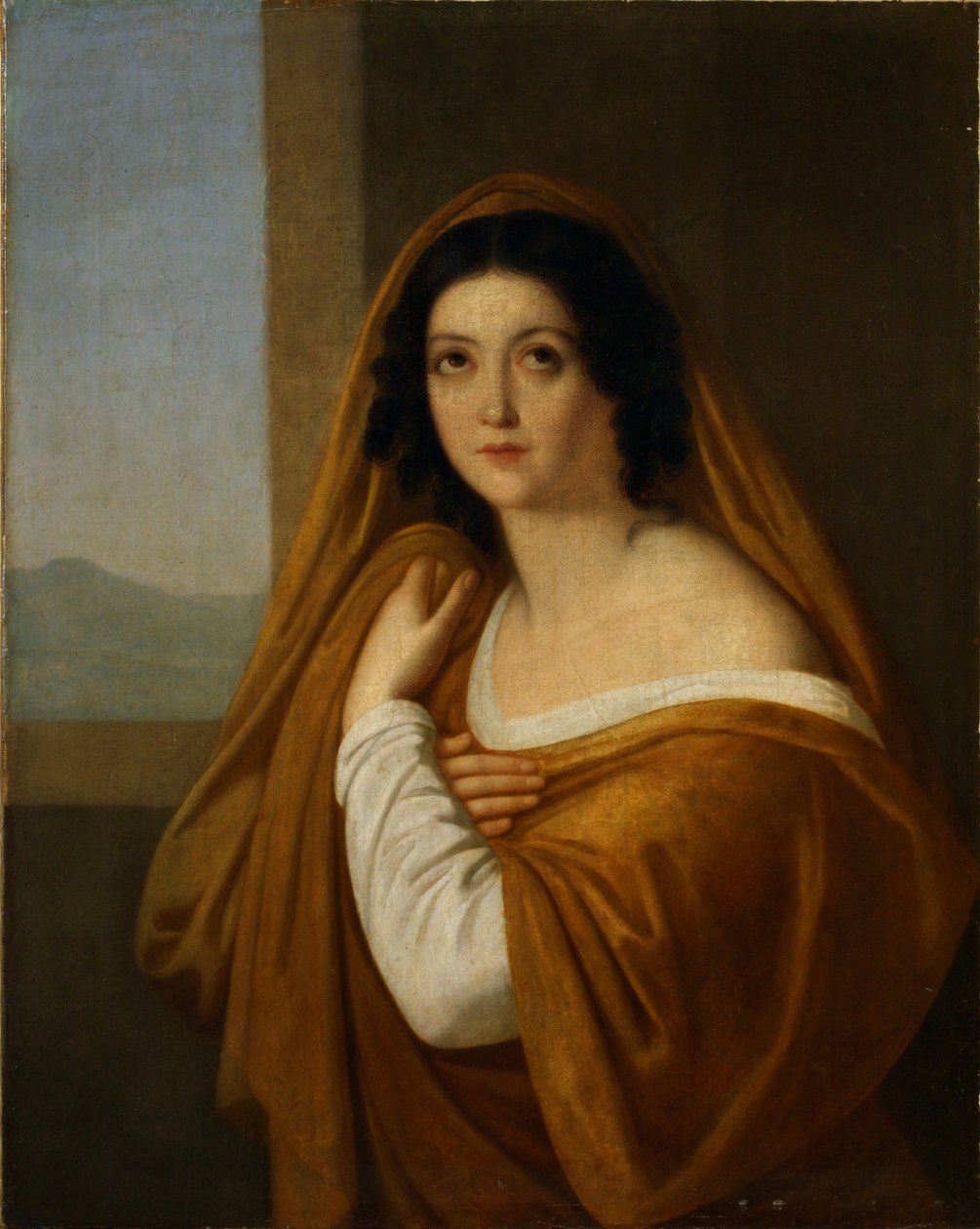 Prinsessa Jevdokia Avdotya Ivanovna Golitsynan muotokuva, os. Izmaylova 1794-1890, 1810-luku tekijältä Alexei Yegorovich Yegorov
