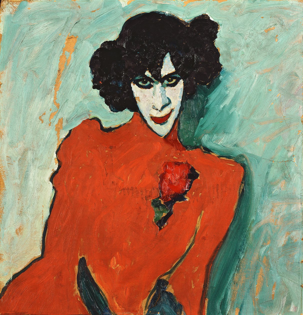 Tanssija Aleksandr Saharovin muotokuva tekijältä Alexej von Jawlensky