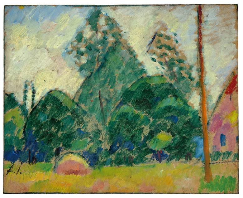  Pyöreä Baume Wasserburg tekijältä Alexej von Jawlensky