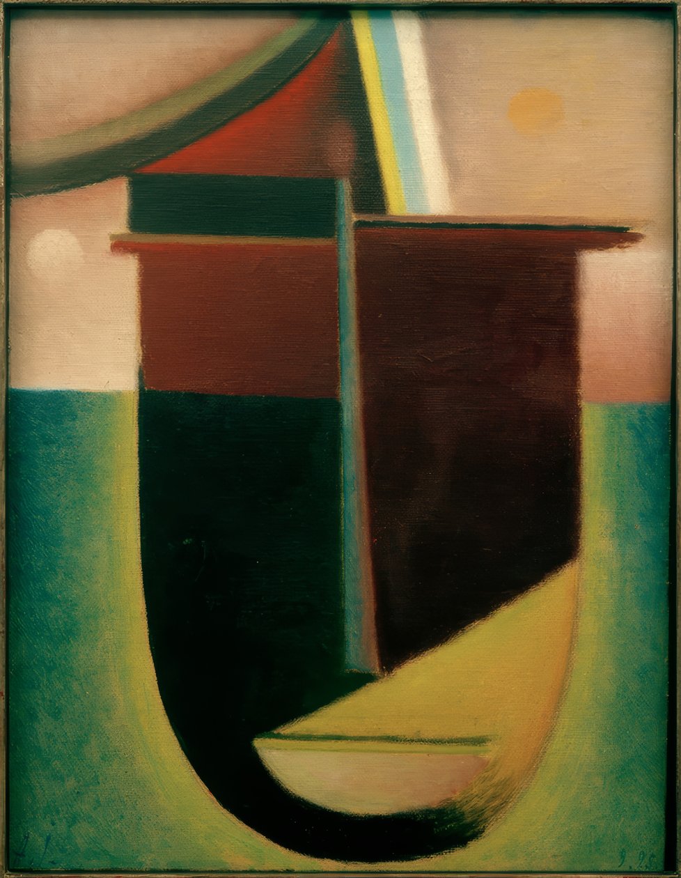 Abstrakter Kopf: Licht u.Finsternis tekijältä Alexej von Jawlensky