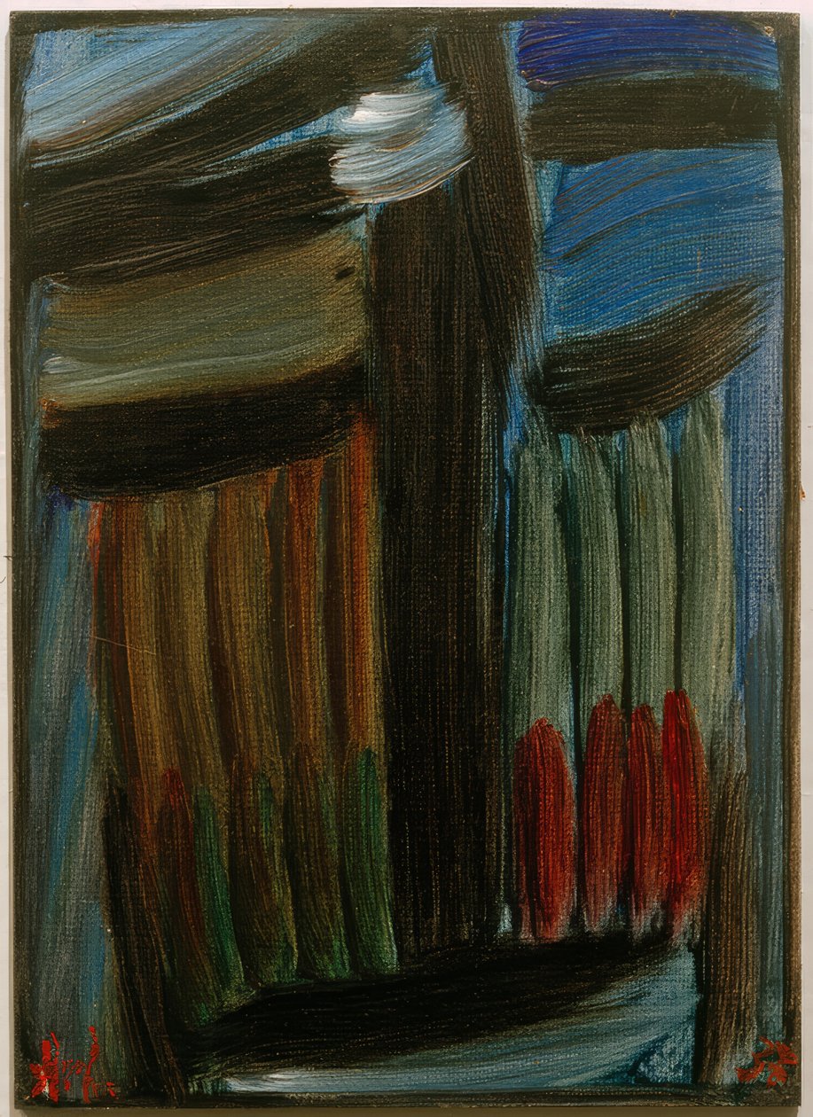Meditaatio: Einsam in blauer Nacht tekijältä Alexej von Jawlensky