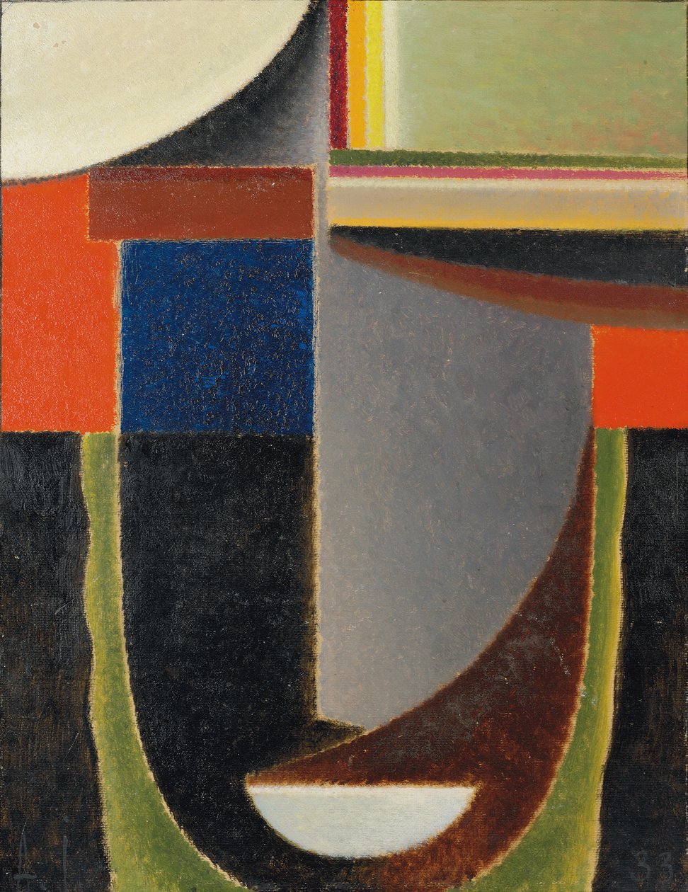 Abstrakti pää: Andante; Abstrakti pää: Andante, 1933 tekijältä Alexej von Jawlensky