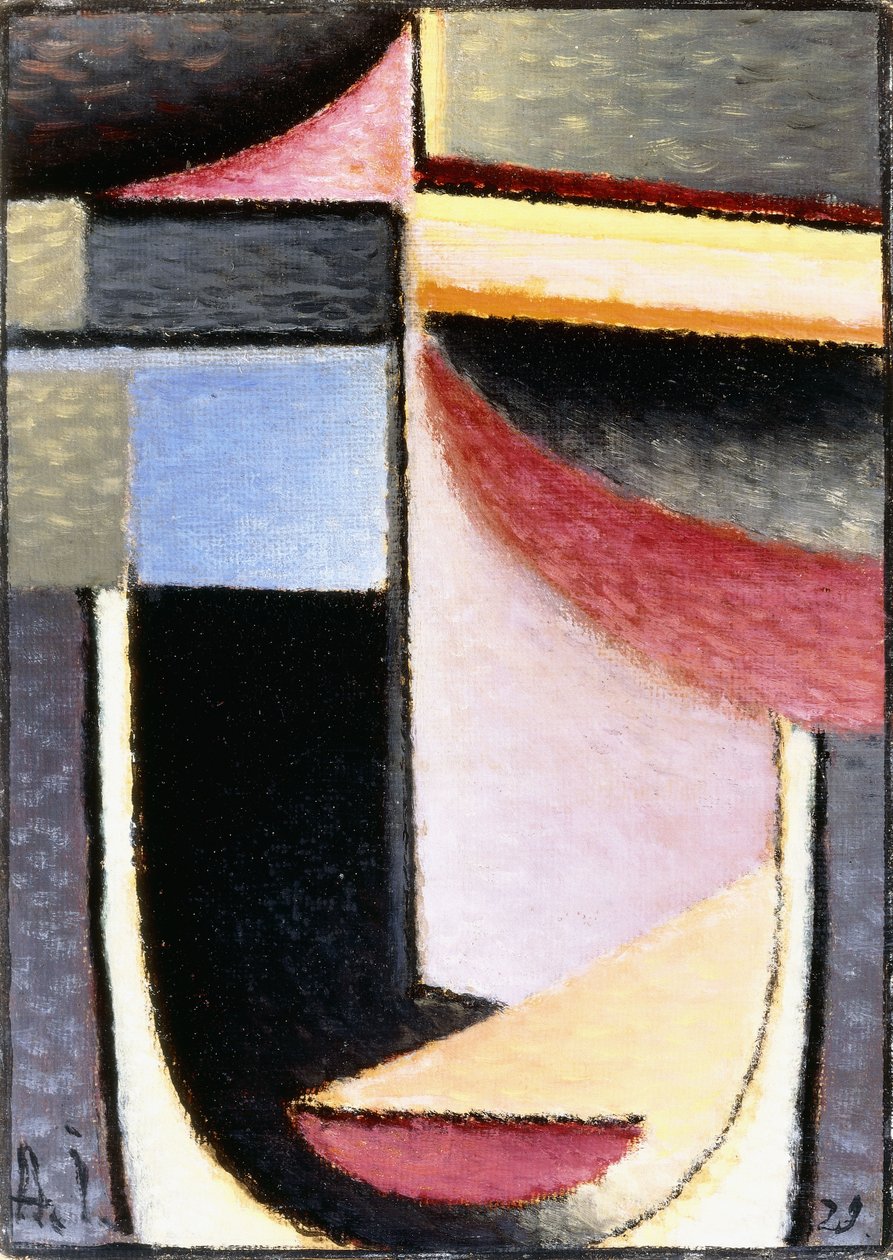 Abstract Head: The Chalice Passed Me, 1929 tekijältä Alexej von Jawlensky