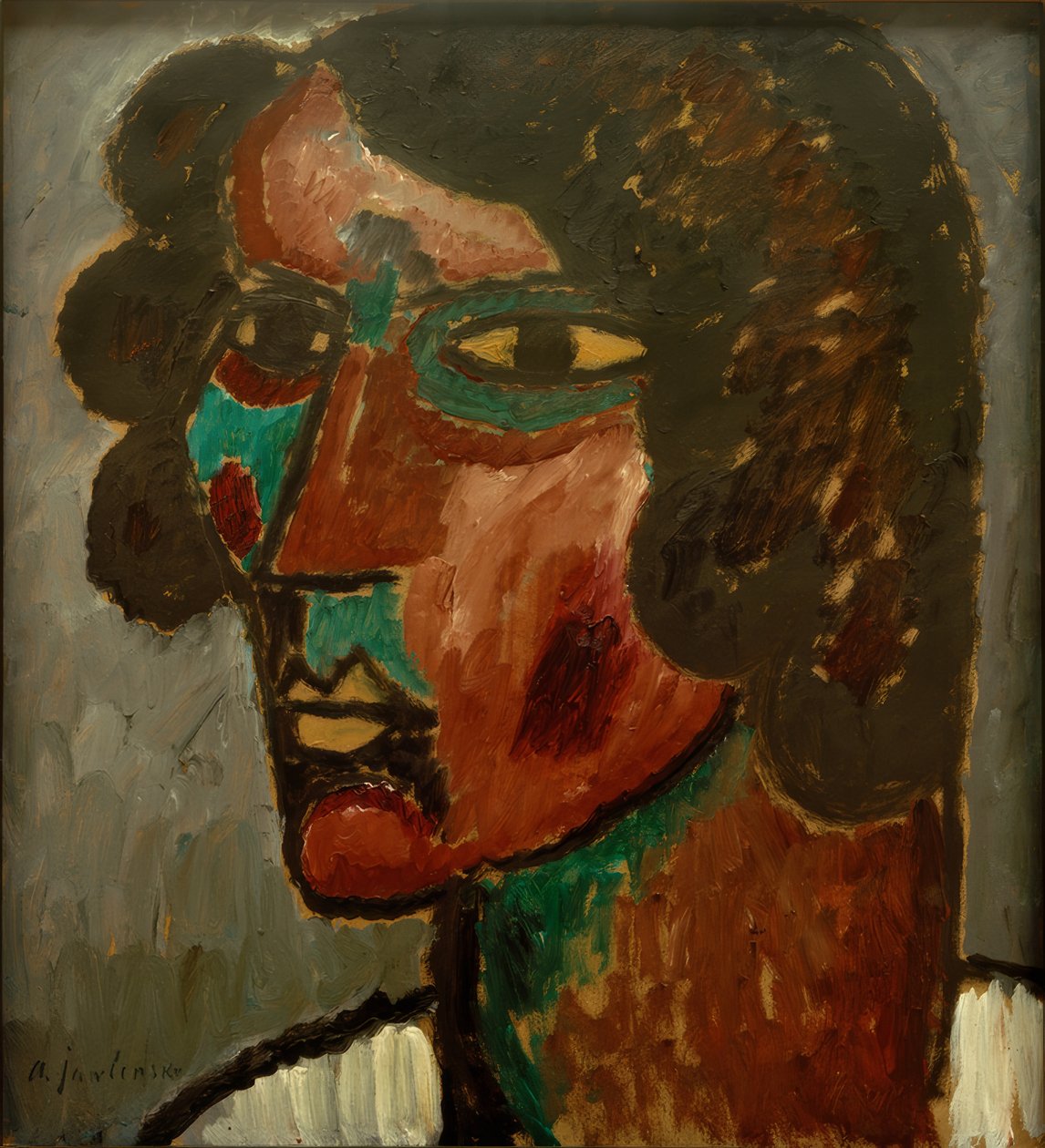 Bildnis Sacharoff tekijältä Alexej von Jawlensky