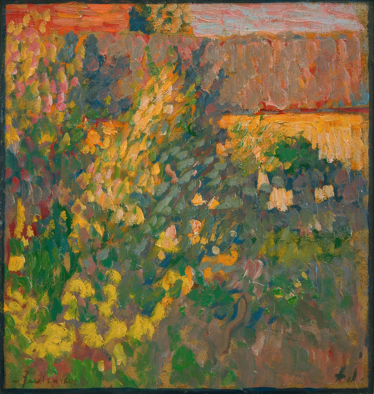 Kukkiva puutarha tekijältä Alexej von Jawlensky