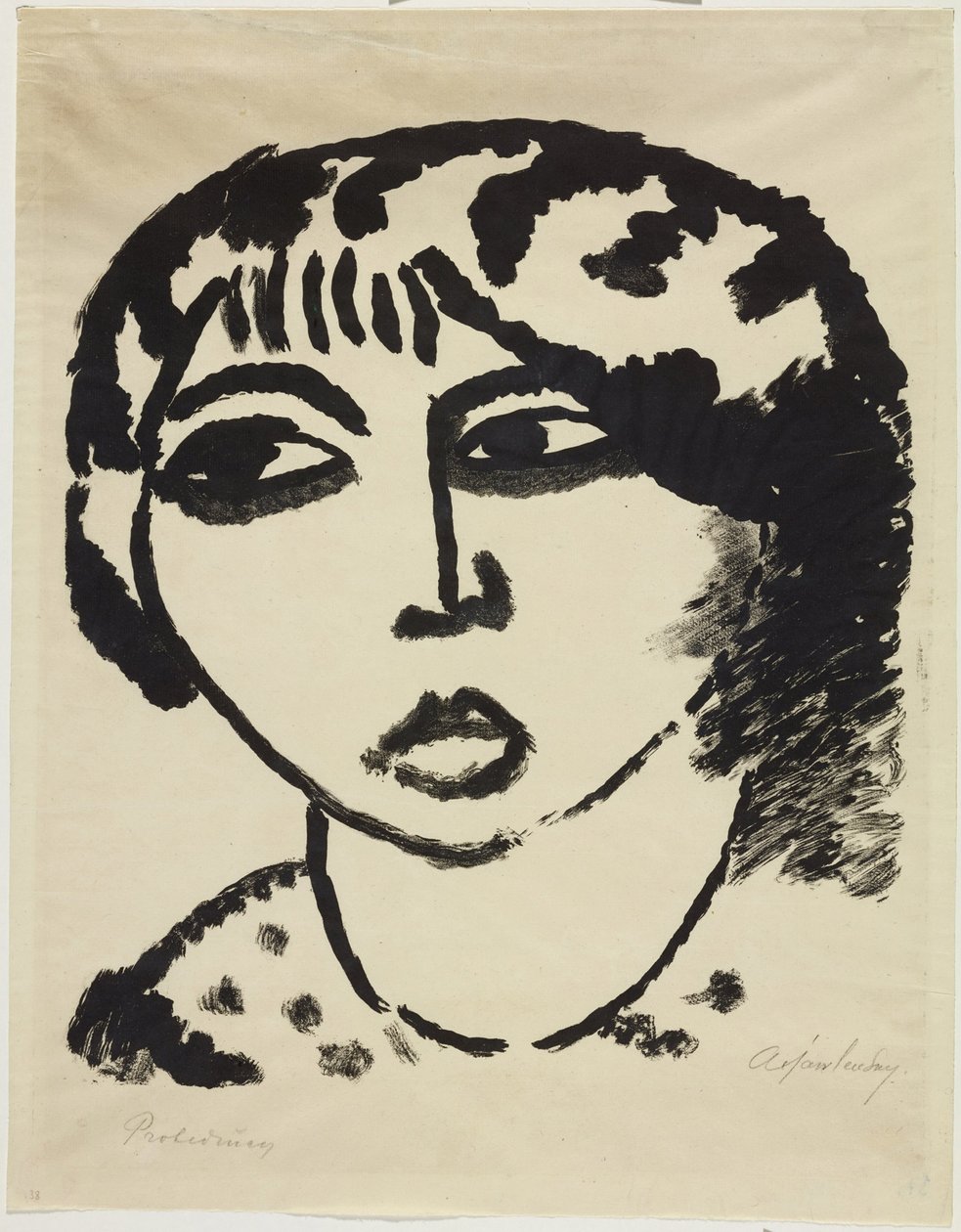 naisen pää tekijältä Alexej von Jawlensky
