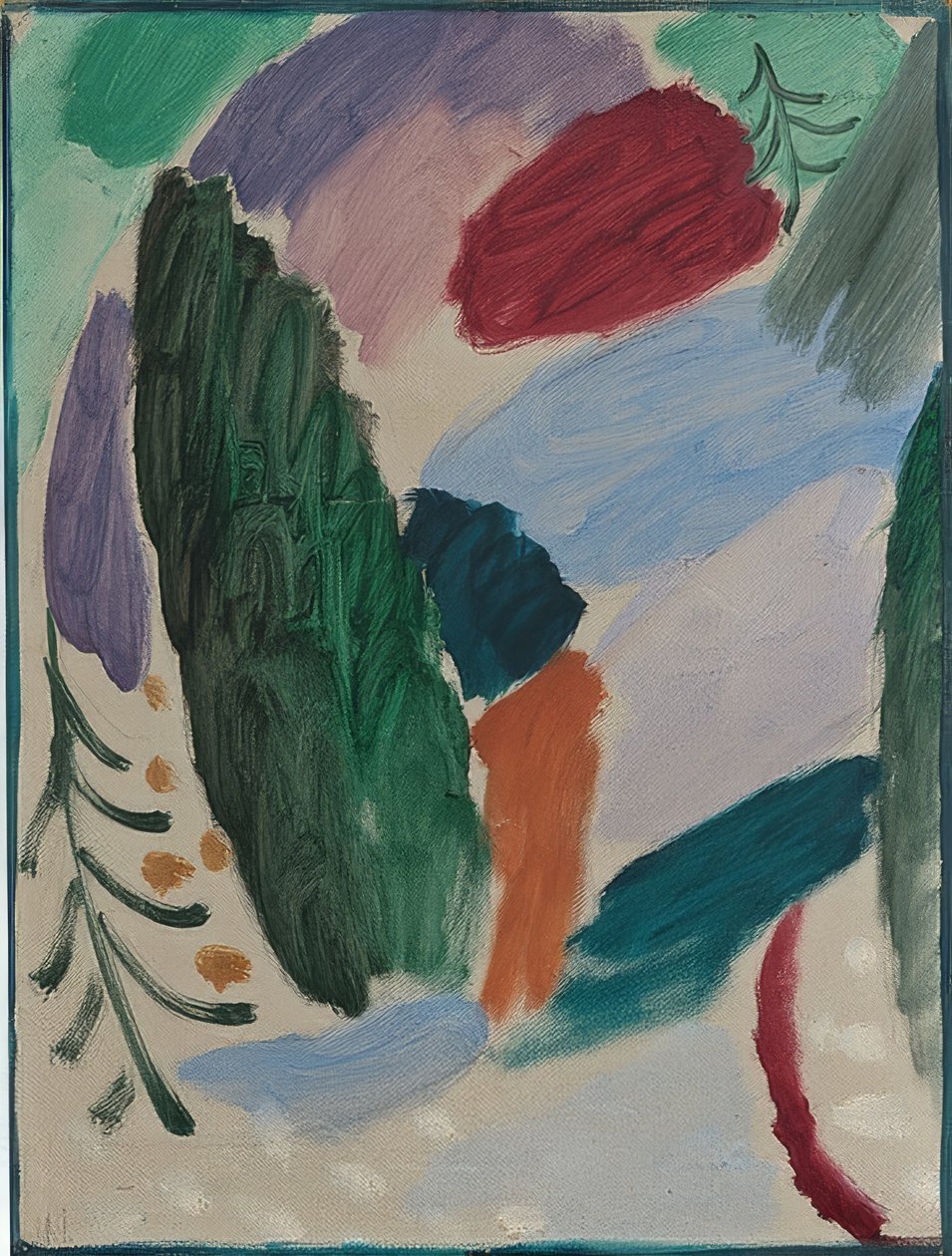 Frostiger Tag. 1915 tekijältä Alexej von Jawlensky