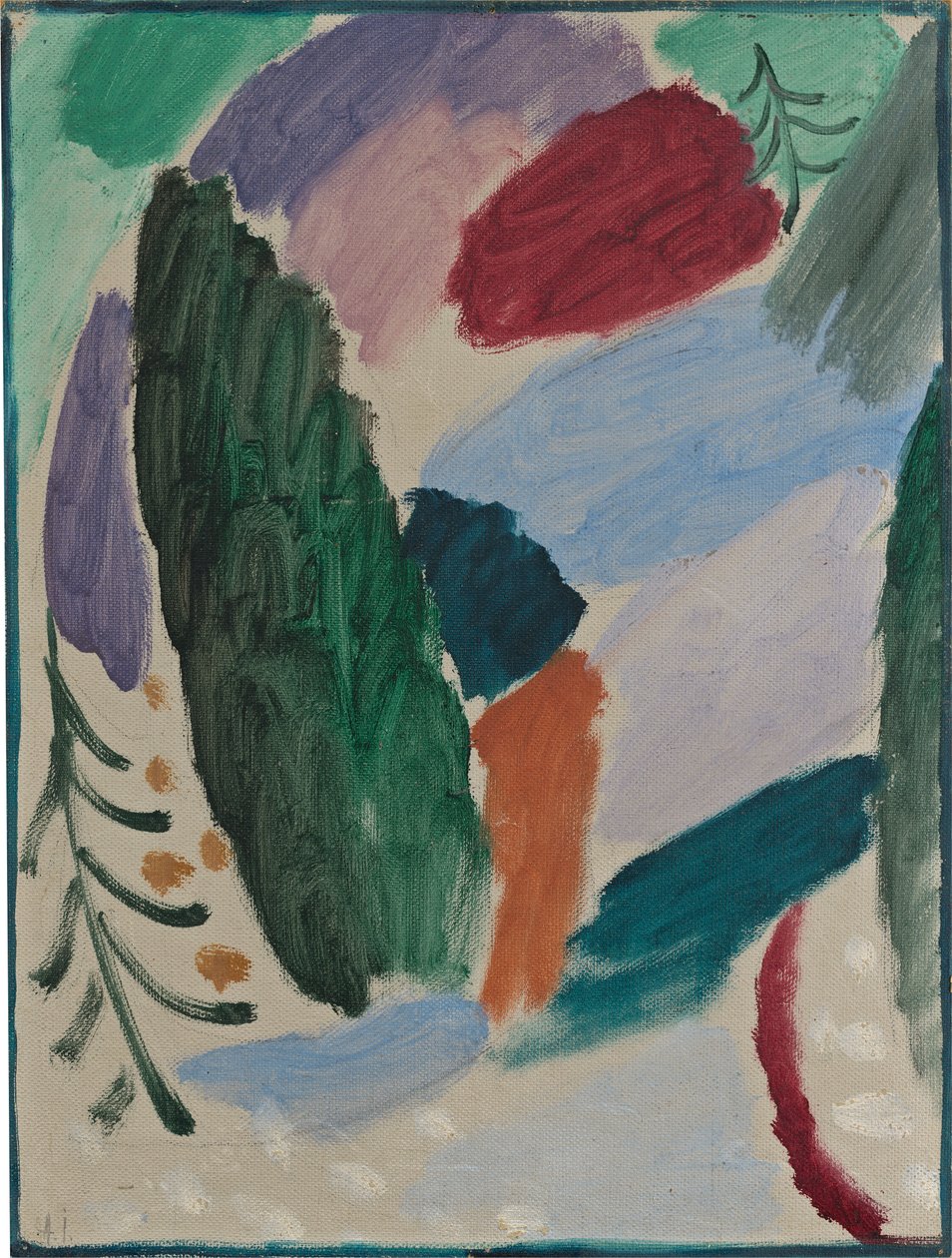 Pakkaspäivä, 1915 tekijältä Alexej von Jawlensky
