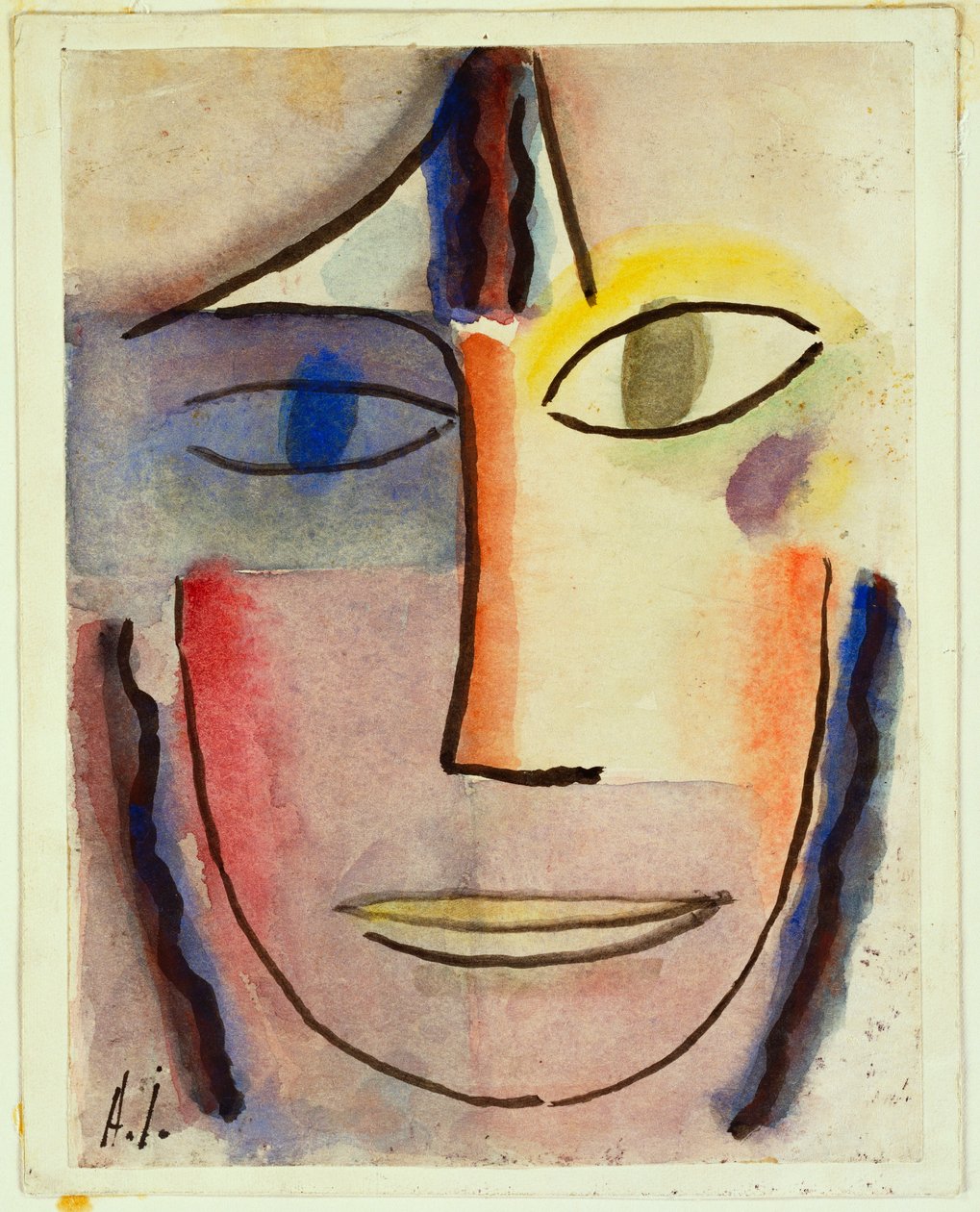 Pää, 1920 tekijältä Alexej von Jawlensky