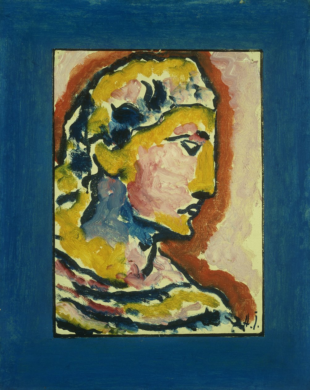 päät; pää, 1930 tekijältä Alexej von Jawlensky
