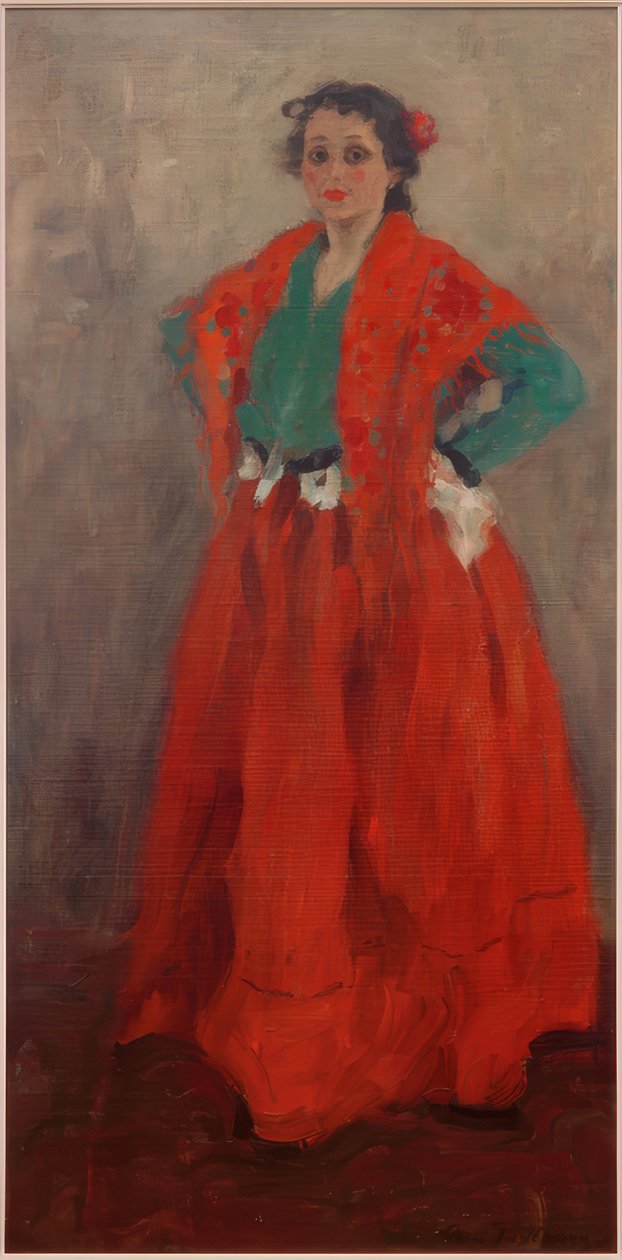 Helene espanjalaisessa asussa tekijältä Alexej von Jawlensky