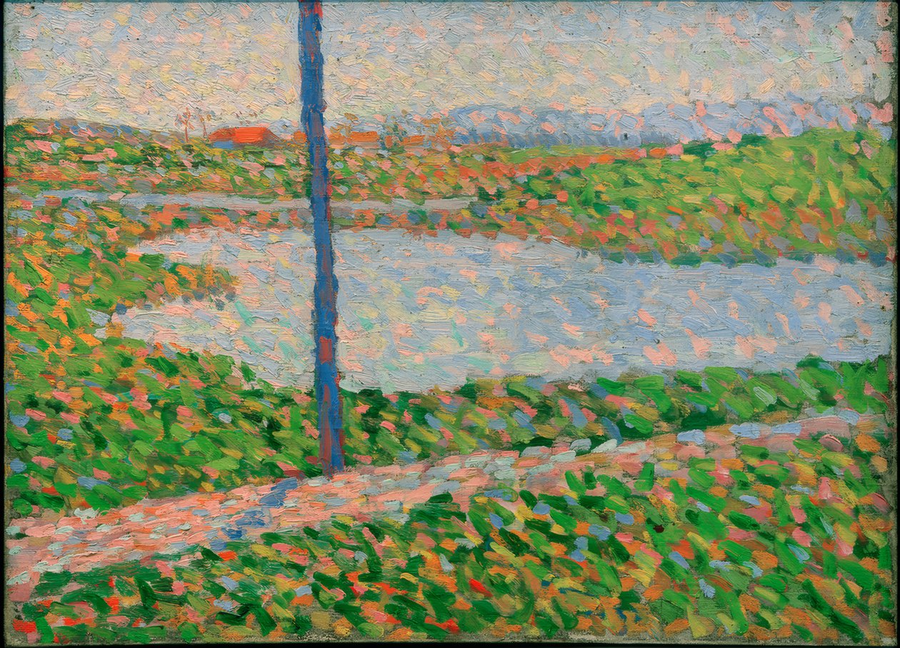 Maisema järven kanssa tekijältä Alexej von Jawlensky