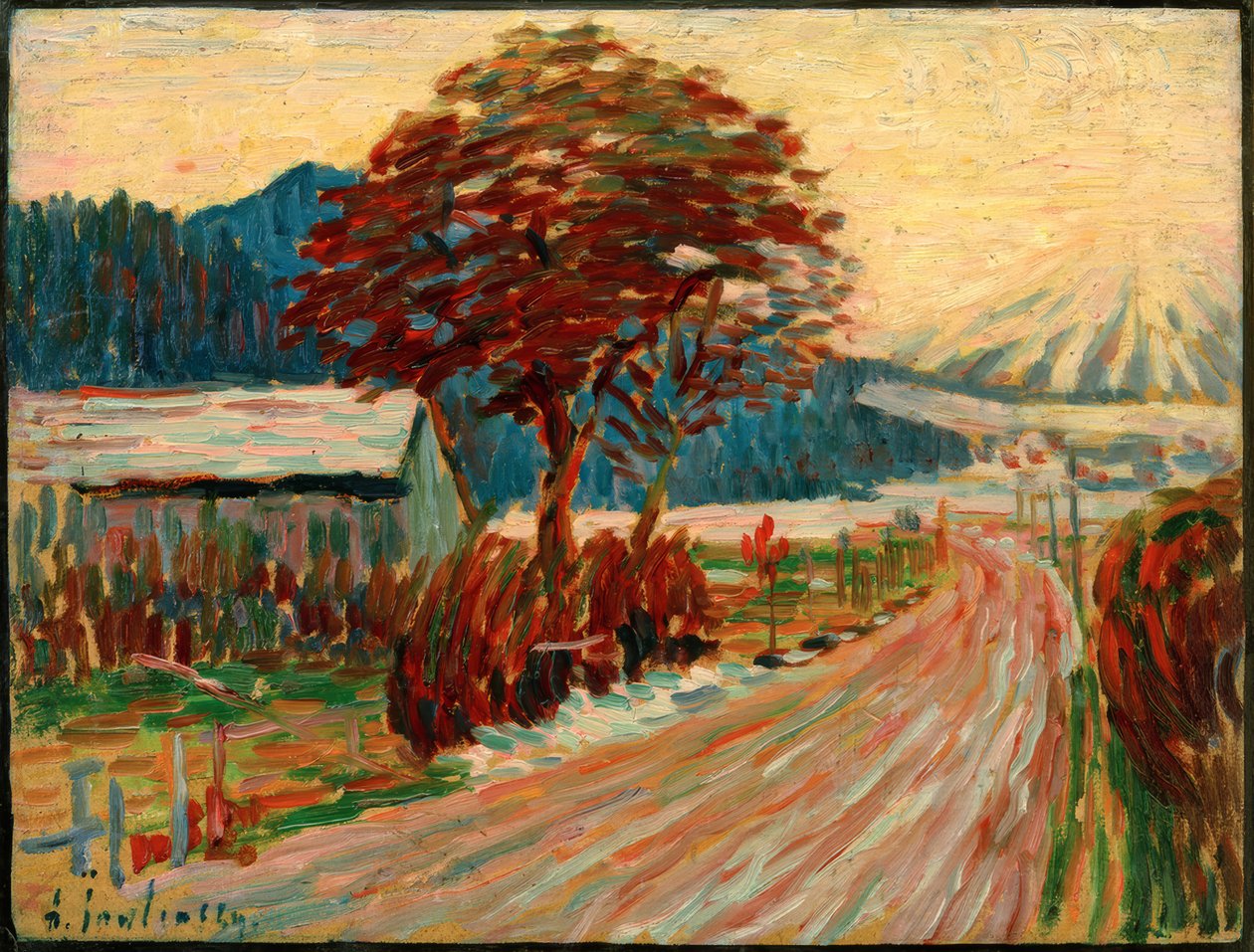 Maatie Füssenissä tekijältä Alexej von Jawlensky