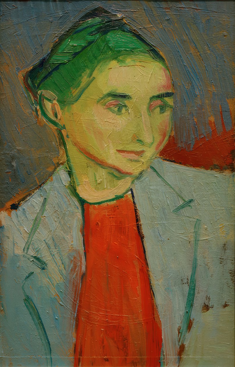 Latvian tyttö tekijältä Alexej von Jawlensky