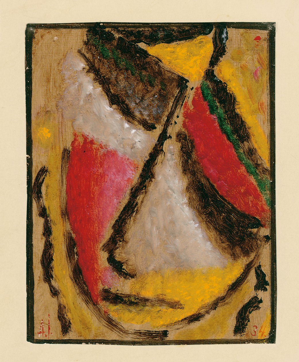 Meditaatio, 1934 tekijältä Alexej von Jawlensky
