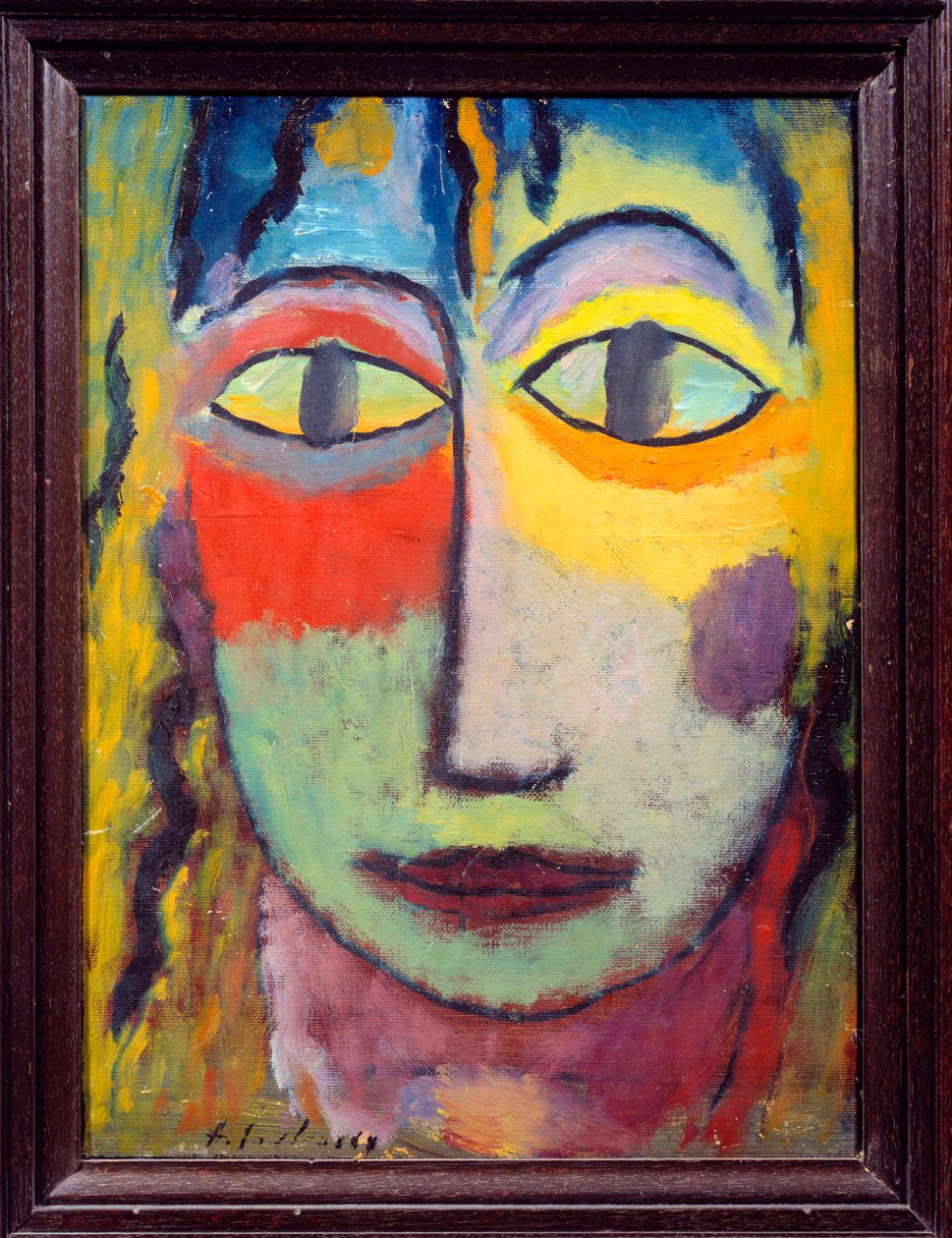 Meduusa. Venäläisen Aleksei von Javlenskin maalaus (Alexi von Jawlensky, Alexej von Javlenski) (1864-1941), 1900-luku. Lyon, Musee des Beaux Arts. tekijältä Alexej von Jawlensky