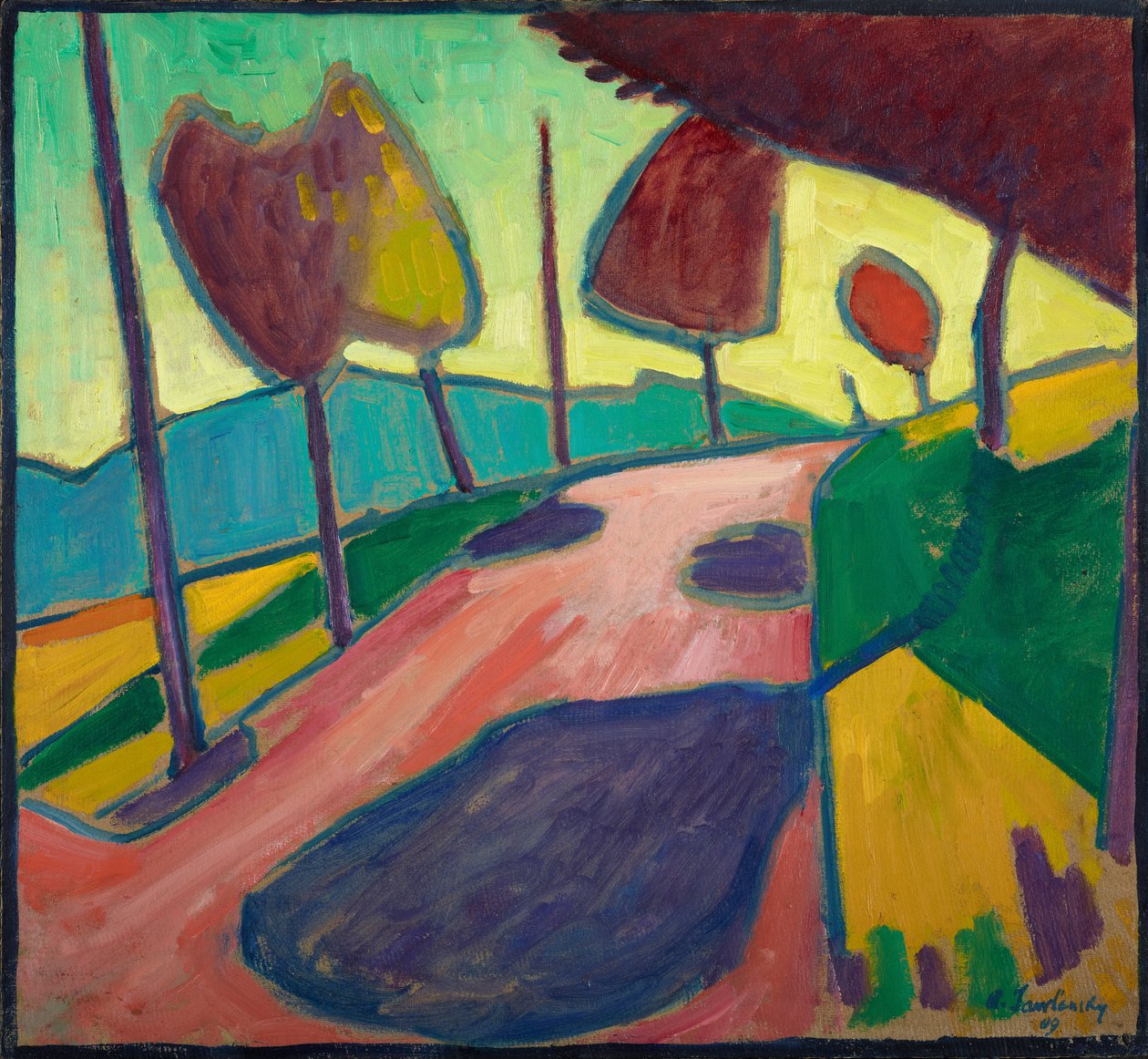 Murnaun maisema tekijältä Alexej von Jawlensky