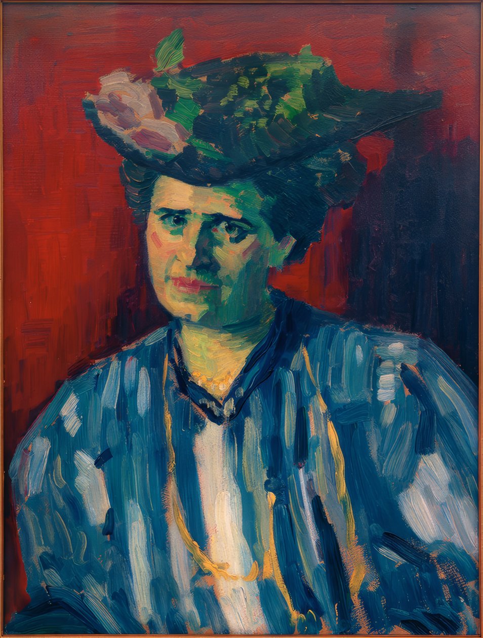 Hedwig Kubinin muotokuva tekijältä Alexej von Jawlensky