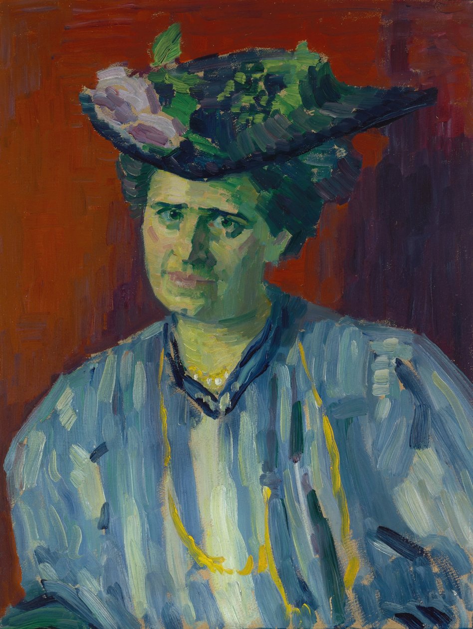 Hedwig Kubinin muotokuva tekijältä Alexej von Jawlensky