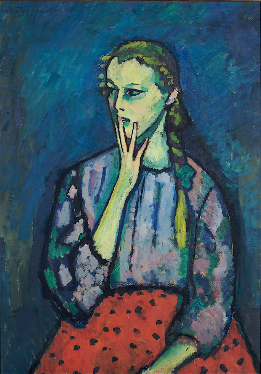 Tytön muotokuva tekijältä Alexej von Jawlensky