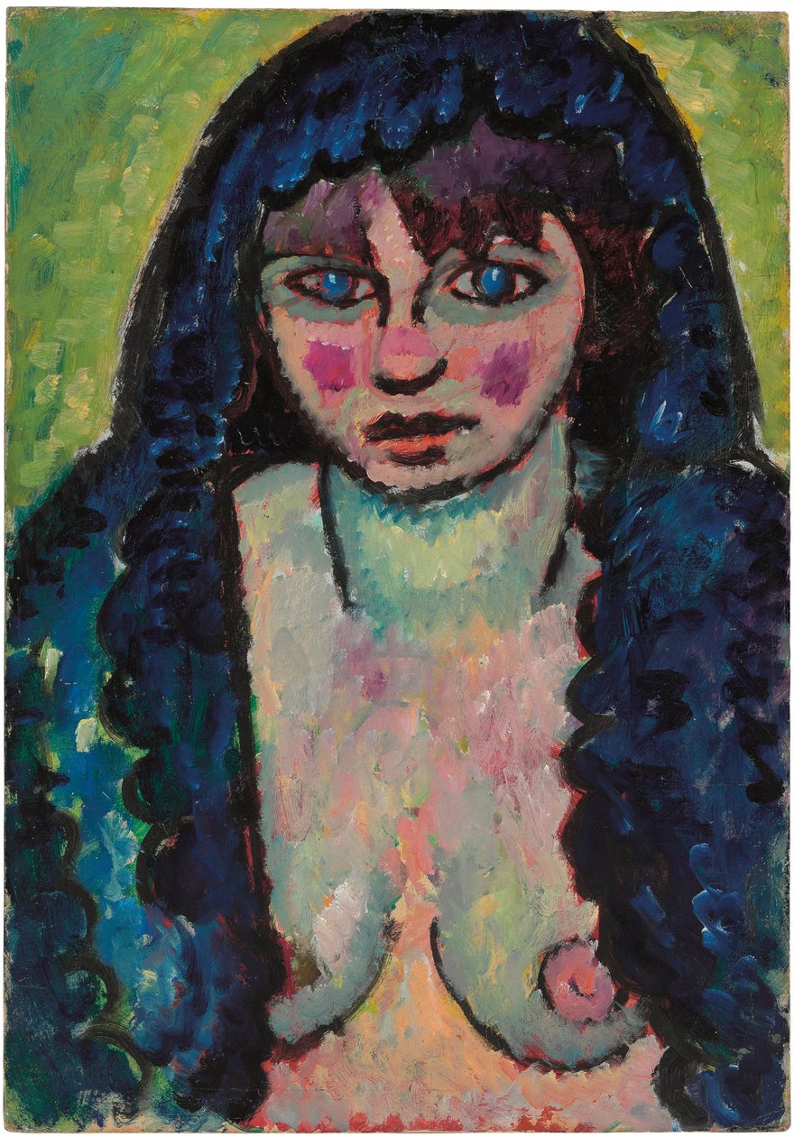Naisen muotokuva, n. 1912 tekijältä Alexej von Jawlensky