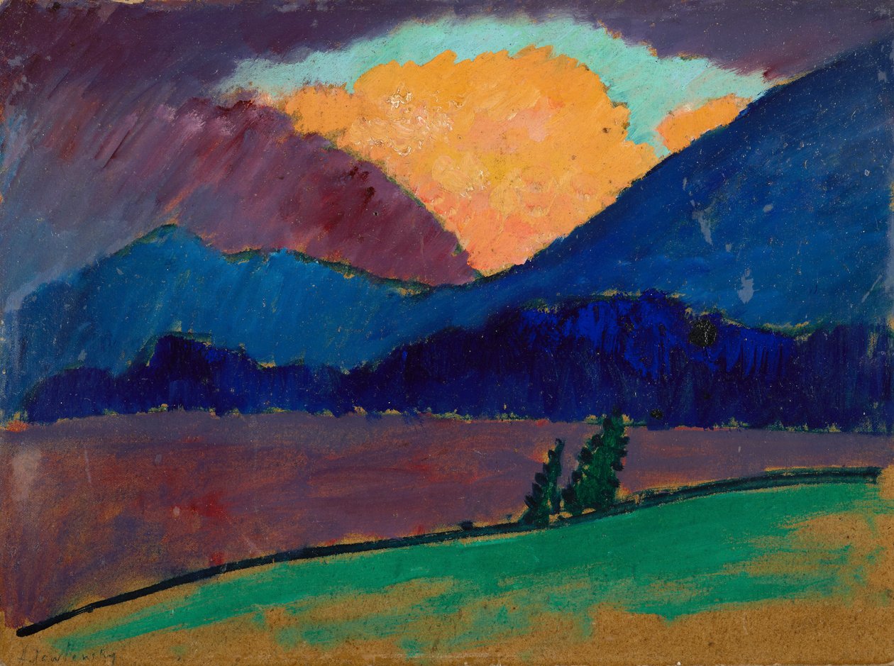 Kesäilta Murnaussa tekijältä Alexej von Jawlensky