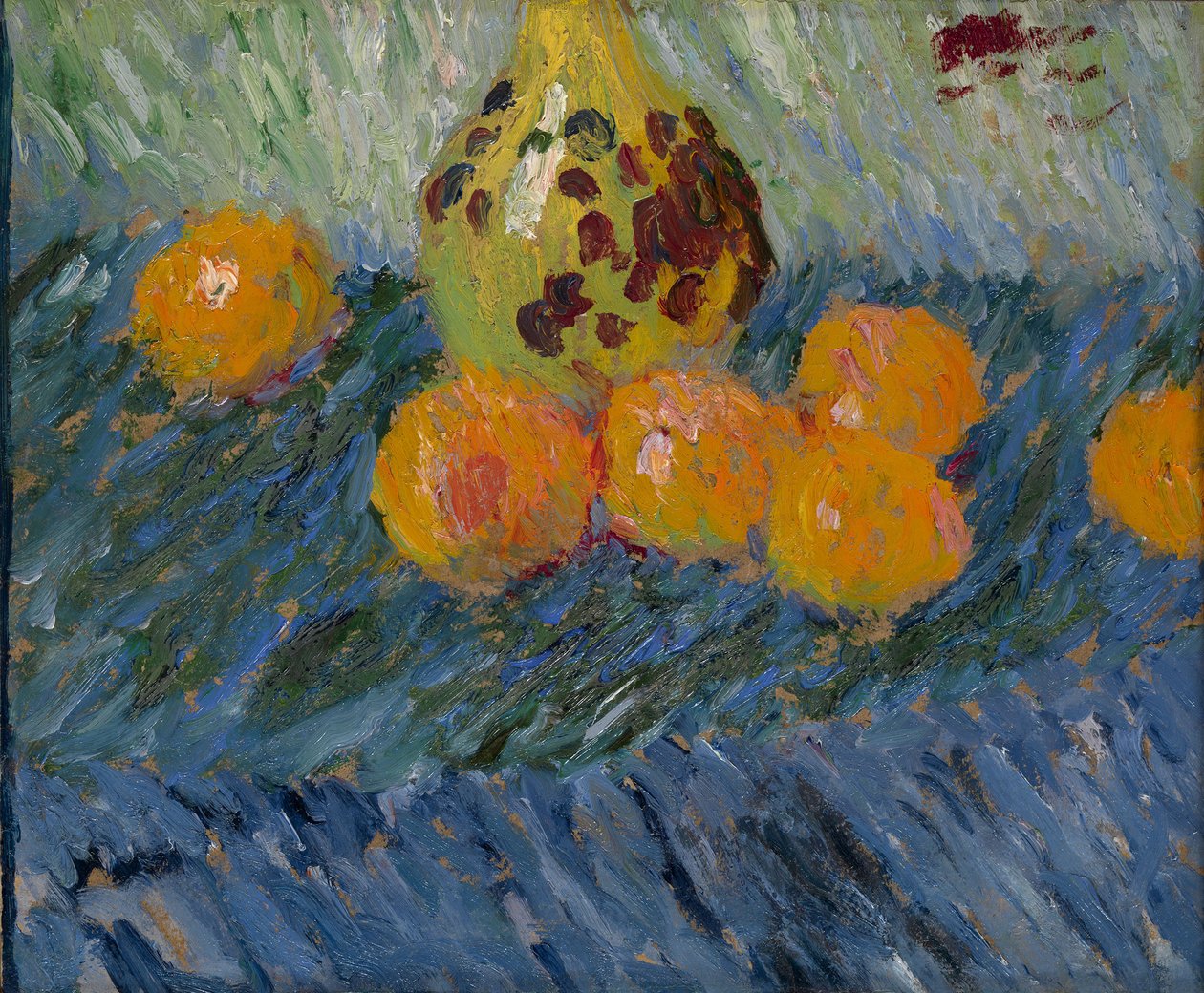 Asetelma appelsiinien kanssa tekijältä Alexej von Jawlensky