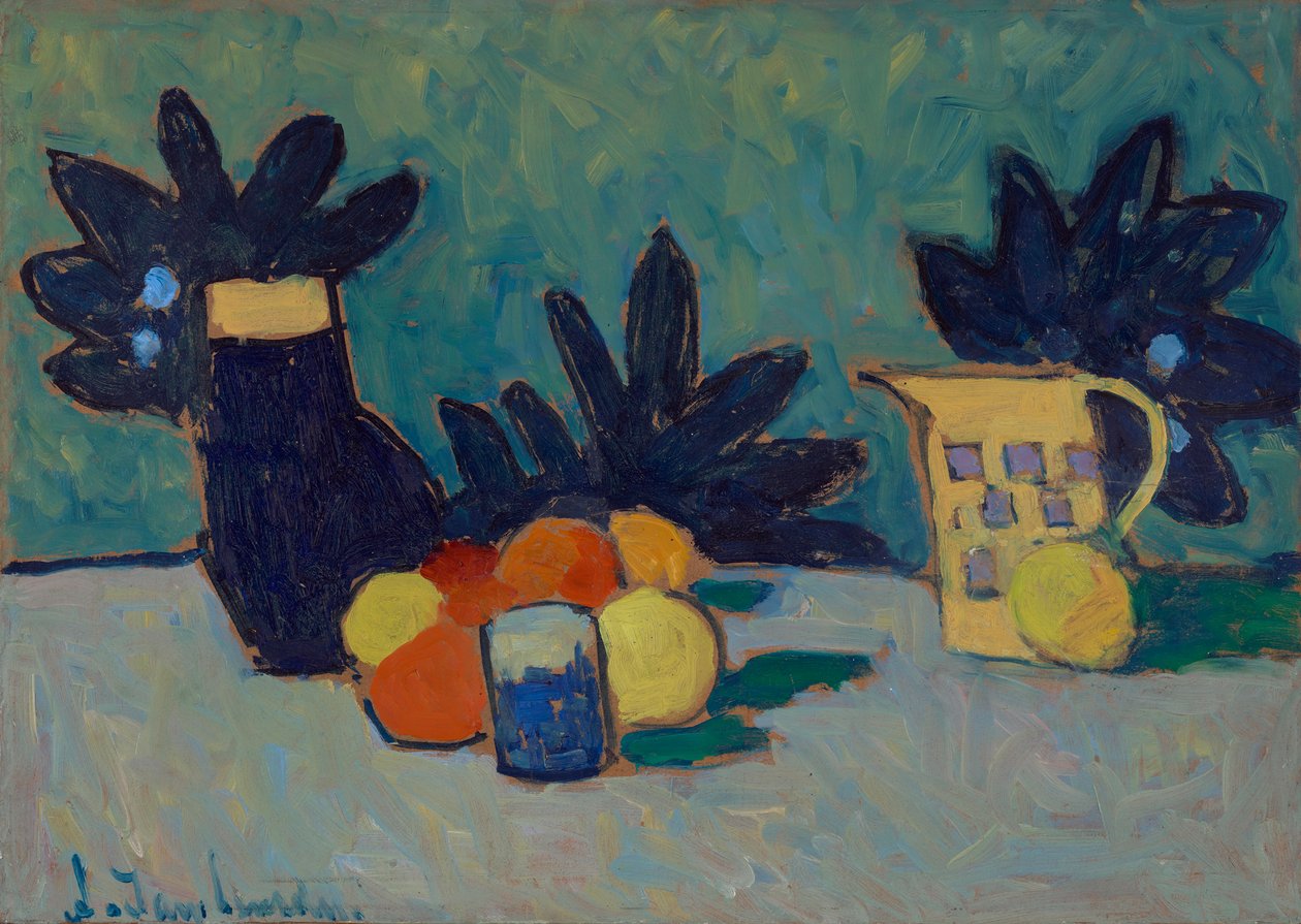 Asetelma hedelmien kanssa tekijältä Alexej von Jawlensky