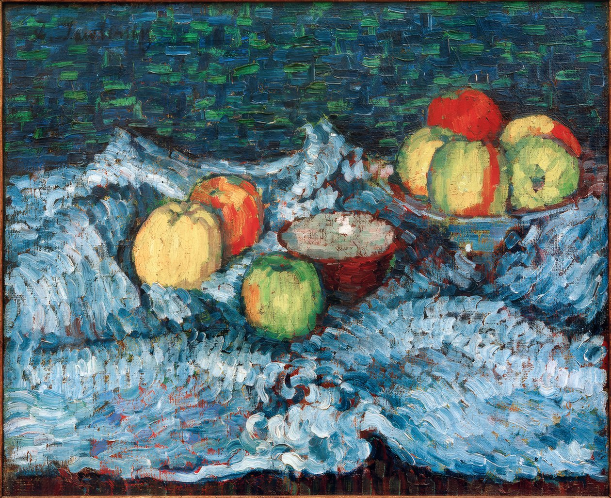 Asetelma omenoiden kanssa, noin 1905 tekijältä Alexej von Jawlensky