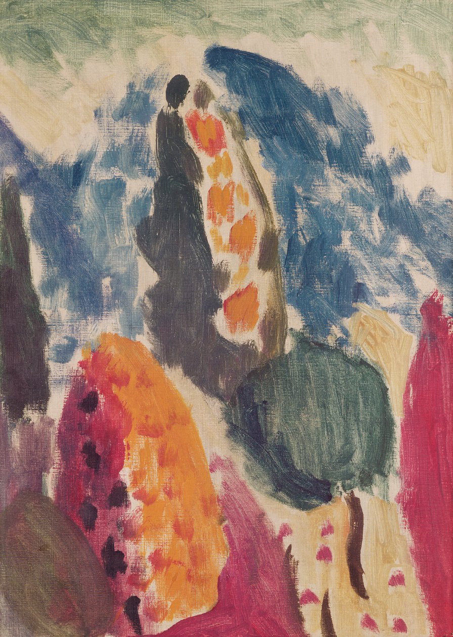 Muunnelma IV, 1916 tekijältä Alexej von Jawlensky
